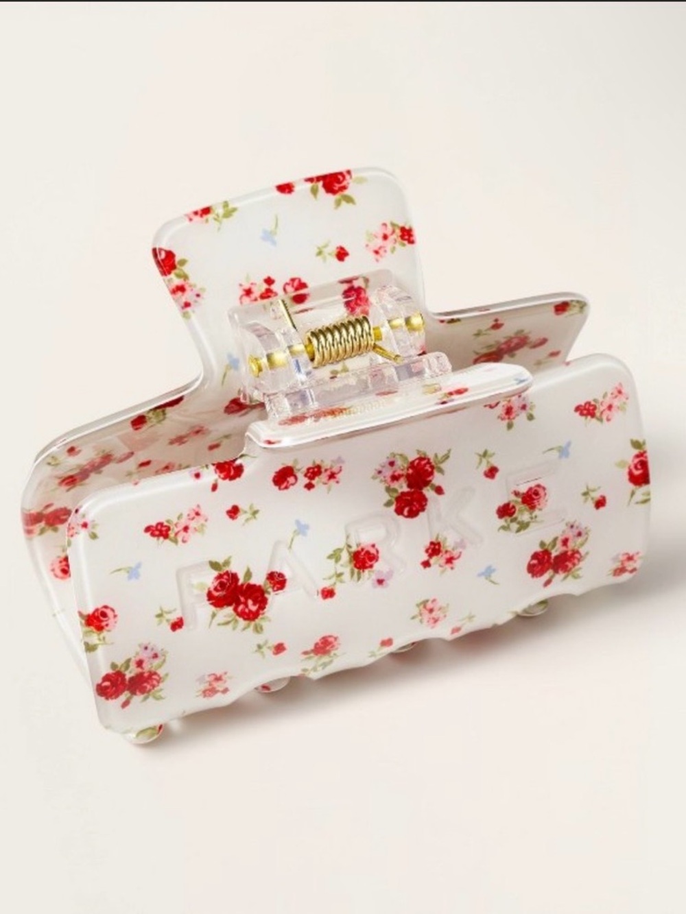 TWO Parke x Target Claw Clip - Floral & Coral